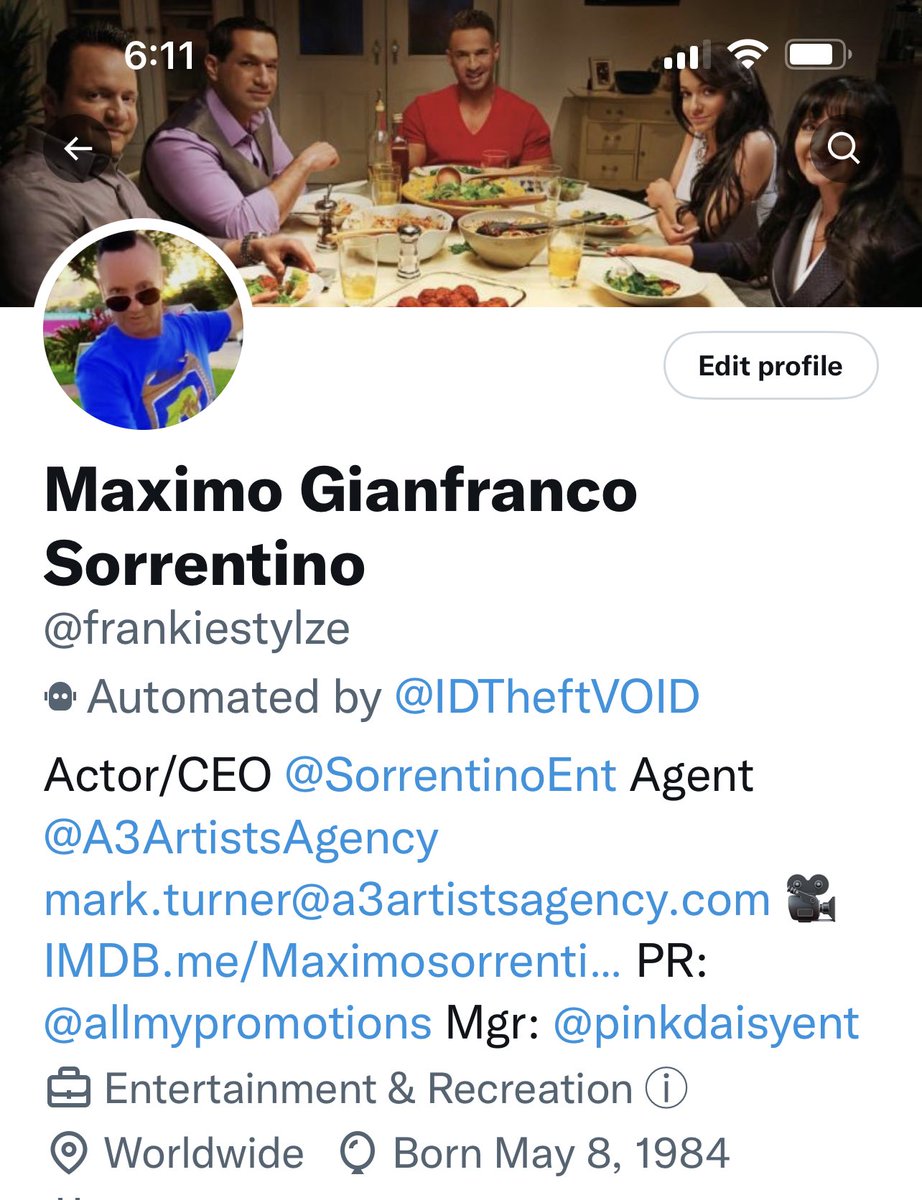 Maximo Gianfranco Sorrentino (@frankiestylze) on Twitter photo 