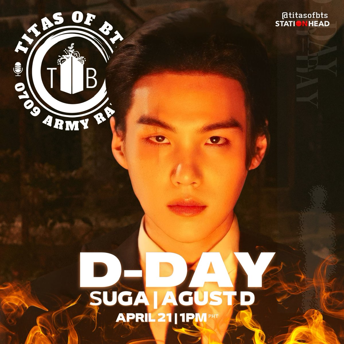 titasofbts's tweet photo. It’s D-DAY!
Let’s give the King a grand welcome!
https://t.co/R2RXdVHNwy
#SUGA_D-DAY #TOBRADIO https://t.co/ARyQD5Itms
