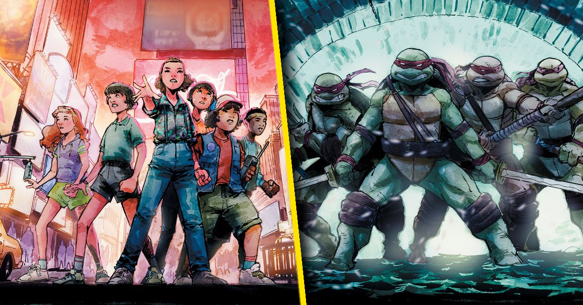 on Twitter "Stranger Things, TMNT Crossover Announced by