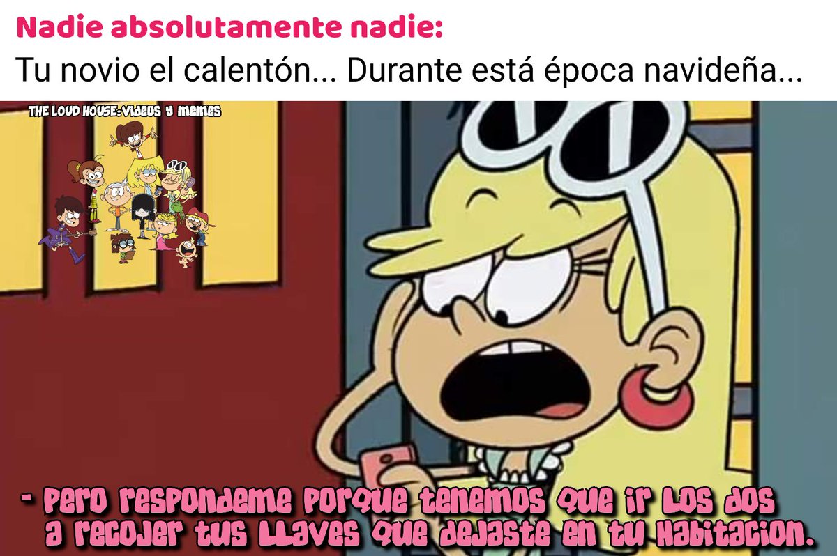 TheLoudHousevi's tweet photo. - "Y aprovechando, ¿de que agua vas a querer?, de Jamaica o de la que te encanta de horchatita"... jajaja.
#LeniLoud #TheLoudHouse https://t.co/LZUb8XCICj