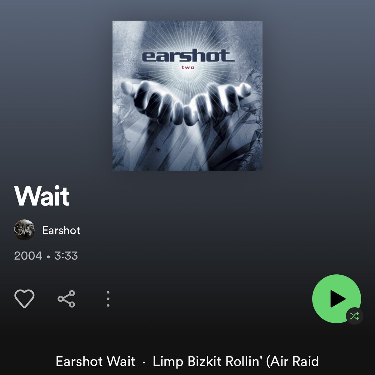 EARSHOTBAND's tweet photo. On this day in 2004, our single “WAIT” went to radio stations across the country. Thank you to ALL of you that continue to support us and our music. We appreciate each and every one of you, and we can’t WAIT to see you all out on the road real soon!!! 🖤💀🖤 https://t.co/gFUfWKlERz