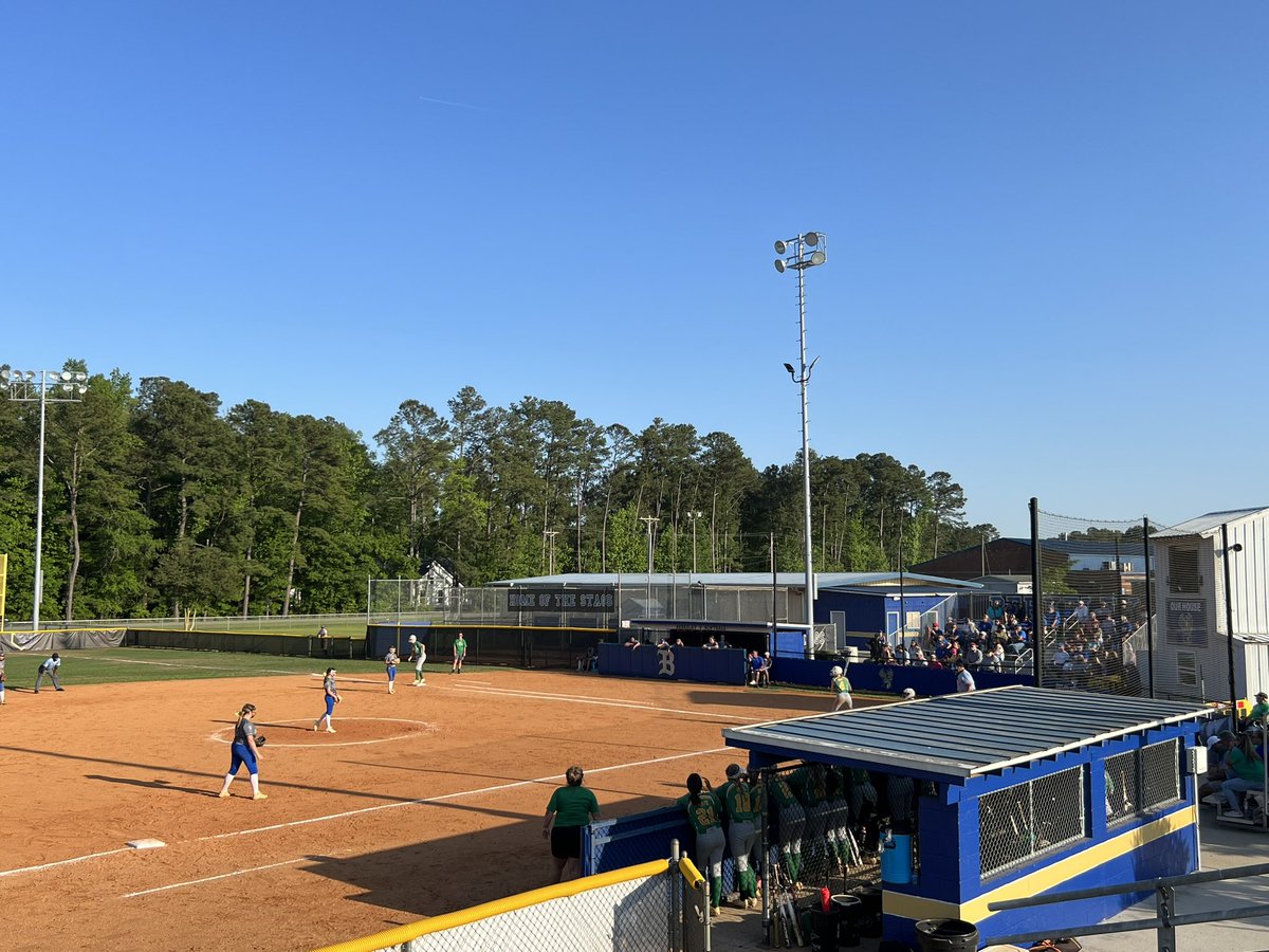 JV Softball in action vs Summerville