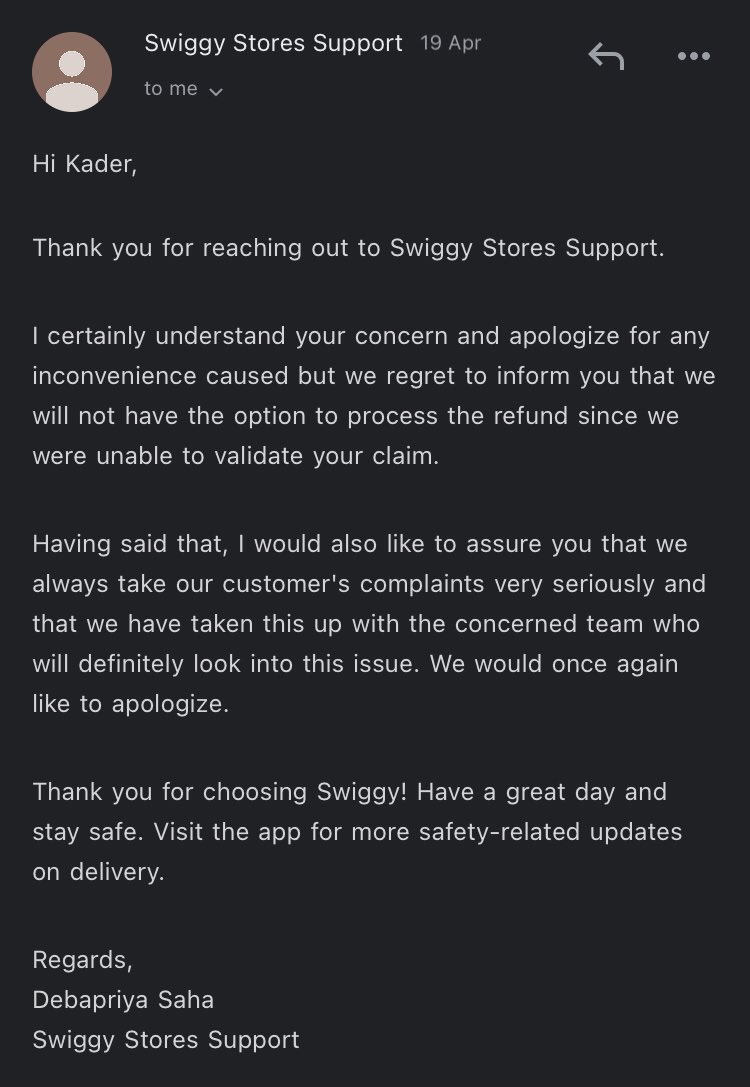 kadhusnp3's tweet photo. Do @SwiggyInstamart insist people to consume outdated products? Wondering of their ridiculous service!

Is it worth buying items from @SwiggyInstamart ? Should think twice before making an order with them.

@SwiggyInstamart @SwiggyCares @Swiggy @FCI_India https://t.co/hKweWncmaw