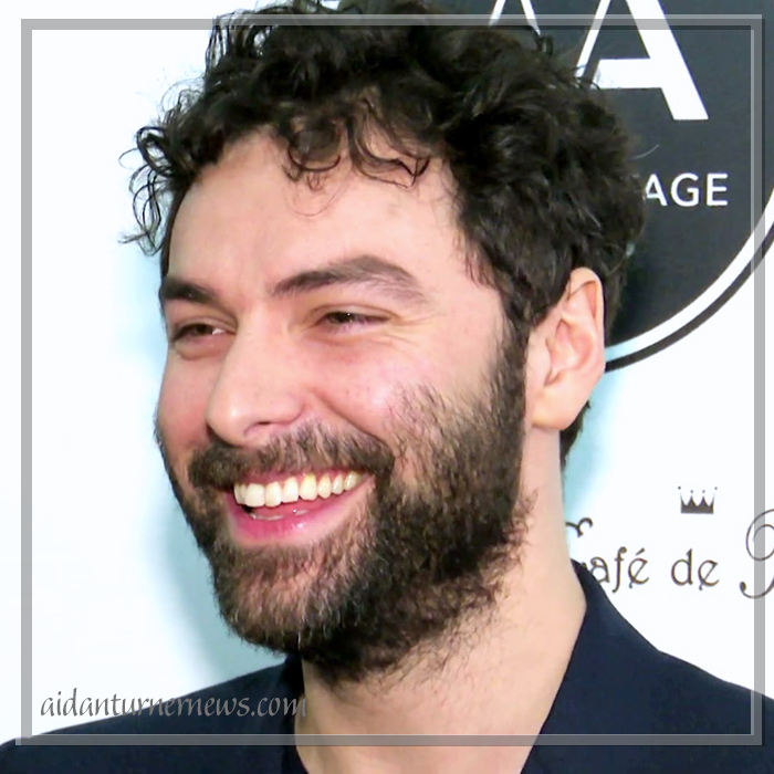 FanMaryp's tweet photo. Wishing all #AidanTurner fans a fantastic #FurryFriday ! Photo: my screencap of Aidan at What's On Stage Awards 2019 https://t.co/XEBgCCH1x6