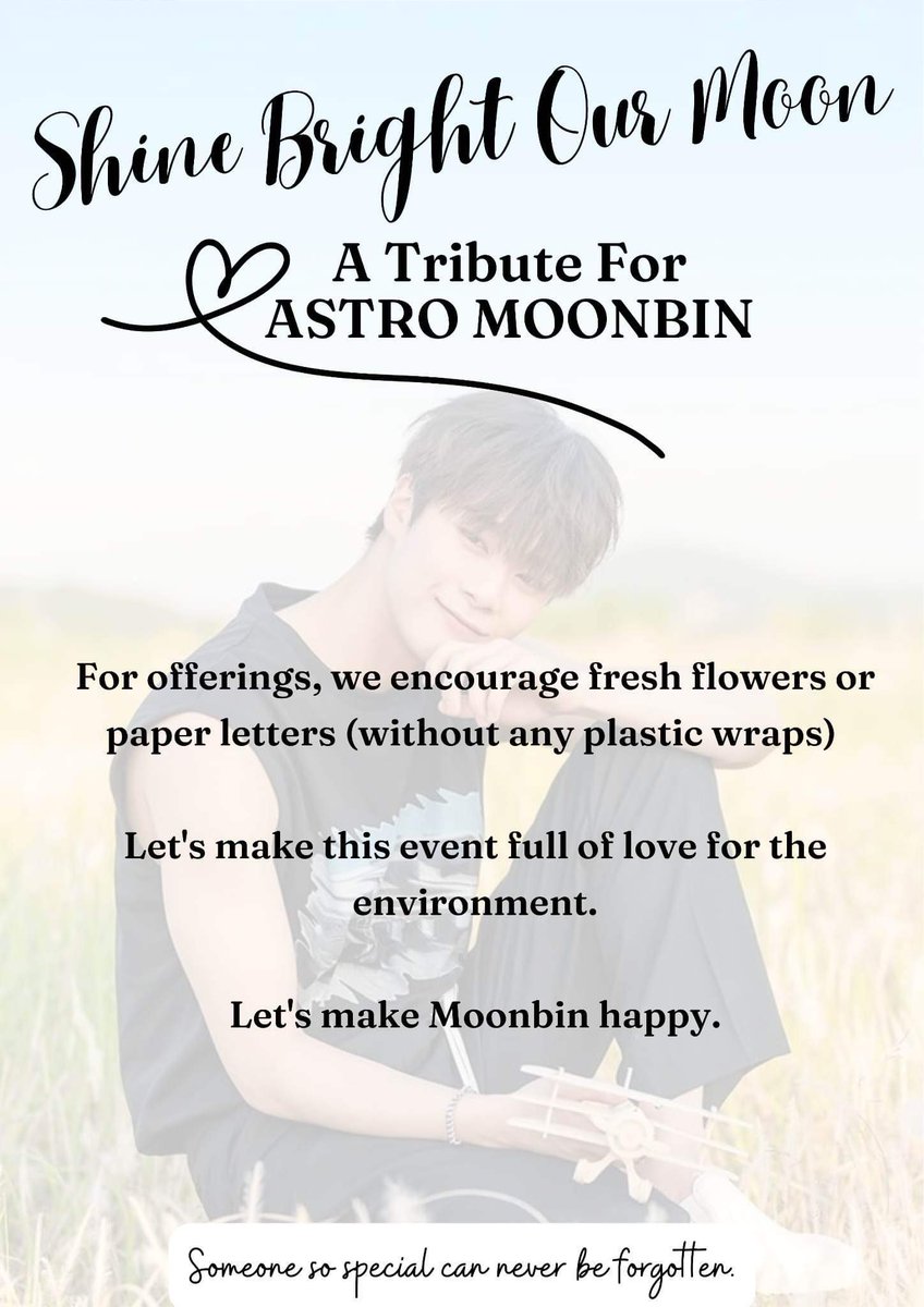 AlwaysBin26's tweet photo. In the midst of this untimely passing of our beloved #MOONBIN come and join us in celebrating his life through mass and small tribute afterwards..kindly read follow our post for guidance https://t.co/qgsOcaU3Vg