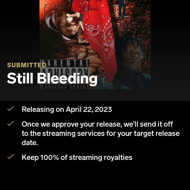 CLKChris2's tweet photo. Still Bleeding tonight on YouTube and on all platforms Saturday https://t.co/Ph9PkZ3YQ0