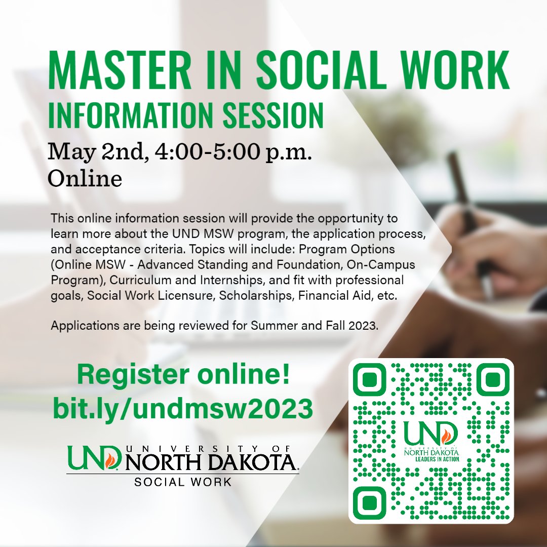 UND Social Work Dept (@undswk) on Twitter photo 