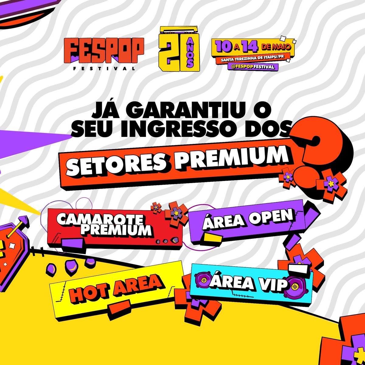 HISTÓRICA, MEMORÁVEL E ÚNICA! ⚡️

Estamos preparando todos os detalhes para esta edição comemorativa, afinal, completar 20 anos não é para qualquer festival não é mesmo? 

O acesso será gratuito! 💛
Acesse agora fespop.com.br e conheça nossas áreas premium!