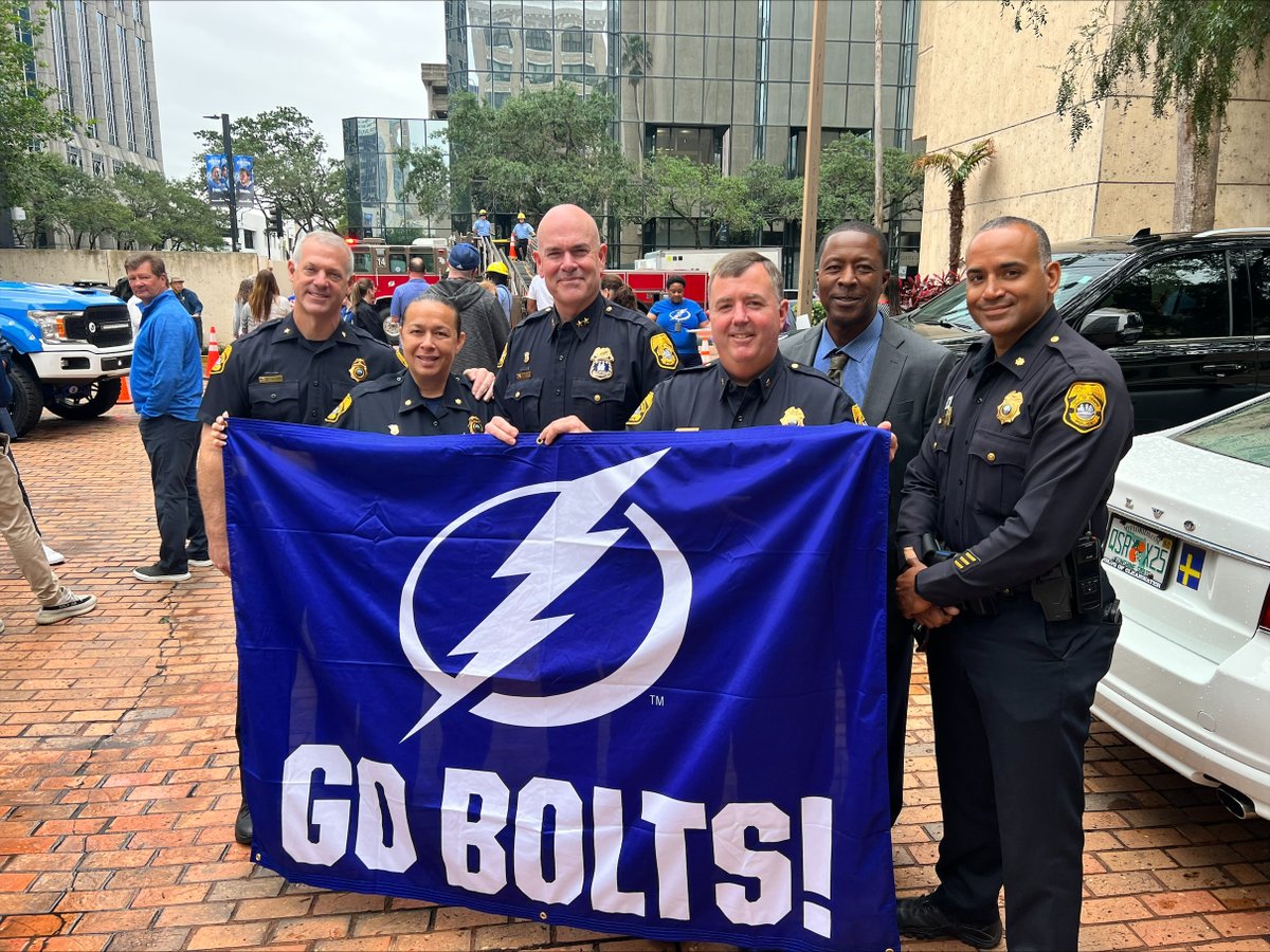 CityofTampa's tweet image. #GOBOLTS! City of Tampa employees are ready to #BeTheThunder! Who&apos;s watching tonight&apos;s game?