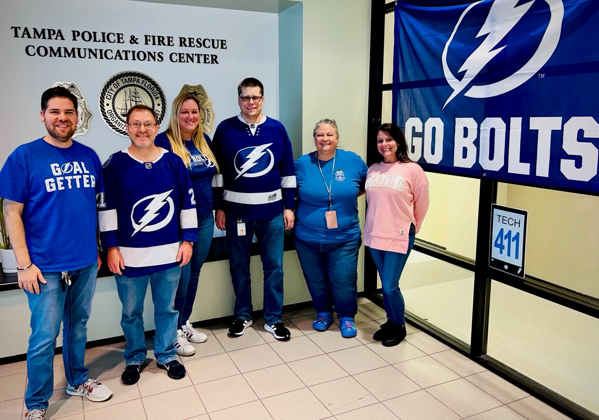 CityofTampa's tweet image. #GOBOLTS! City of Tampa employees are ready to #BeTheThunder! Who&apos;s watching tonight&apos;s game?