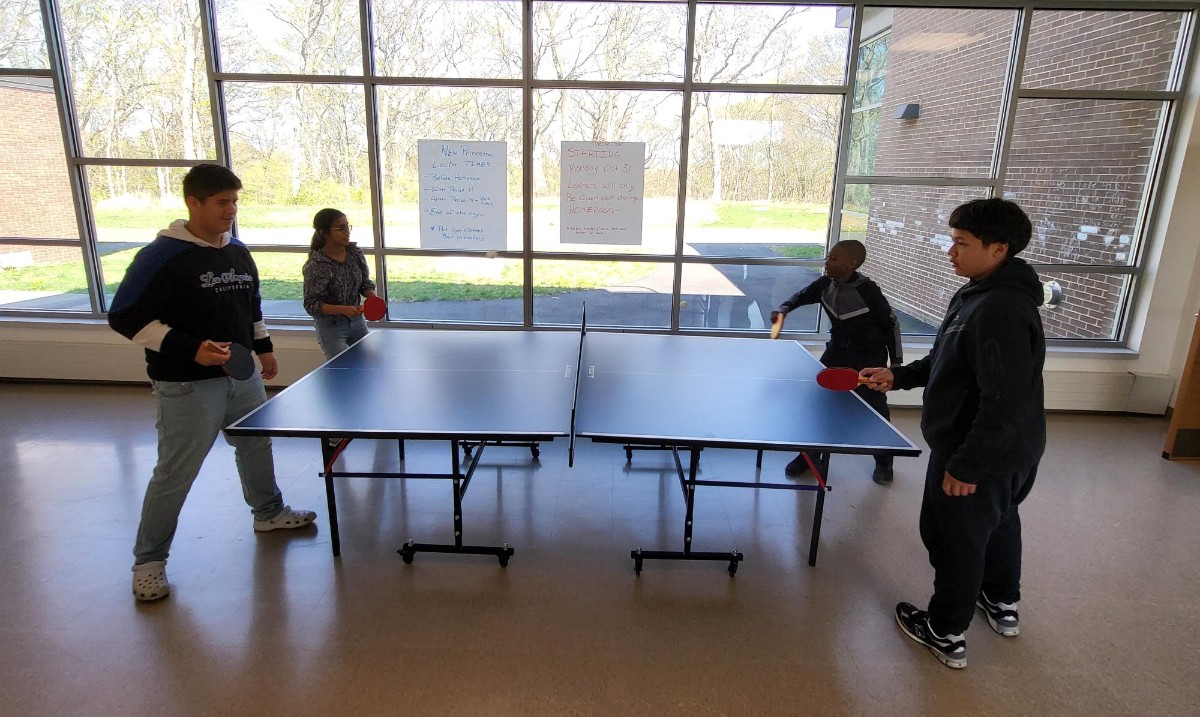 Spring Ponus clubs have begun!  Here are some pictures from our Table Tennis Club led by Mr. Copperthite!