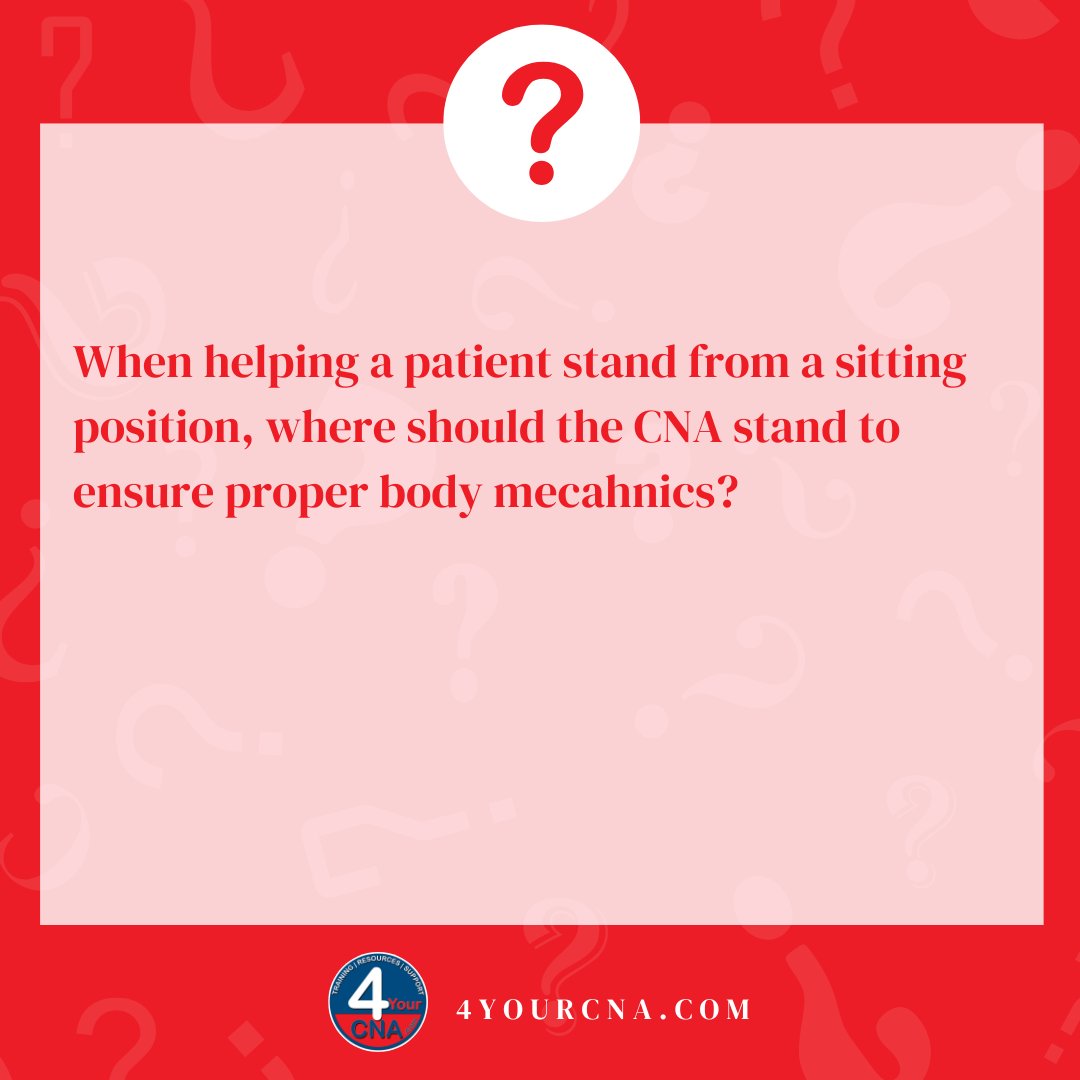 4yourcnaT's tweet photo. Here's your QUESTION OF THE DAY! These series of questions can help you evaluate your knowledge as a CNA. Follow us for more!

Don't forget to follow us for more updates!
#4YourCNA #youtube #nursing #instructor #nursingaide #floridacommunity #cna #cnaproblems #cnalife https://t.co/GY8o46nBGw