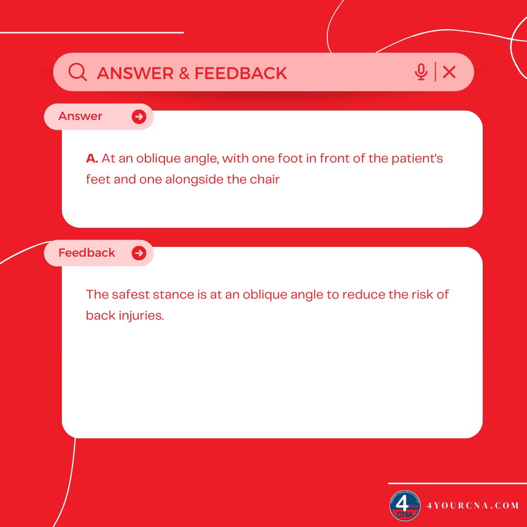 4yourcnaT's tweet photo. Here's your QUESTION OF THE DAY! These series of questions can help you evaluate your knowledge as a CNA. Follow us for more!

Don't forget to follow us for more updates!
#4YourCNA #youtube #nursing #instructor #nursingaide #floridacommunity #cna #cnaproblems #cnalife https://t.co/GY8o46nBGw