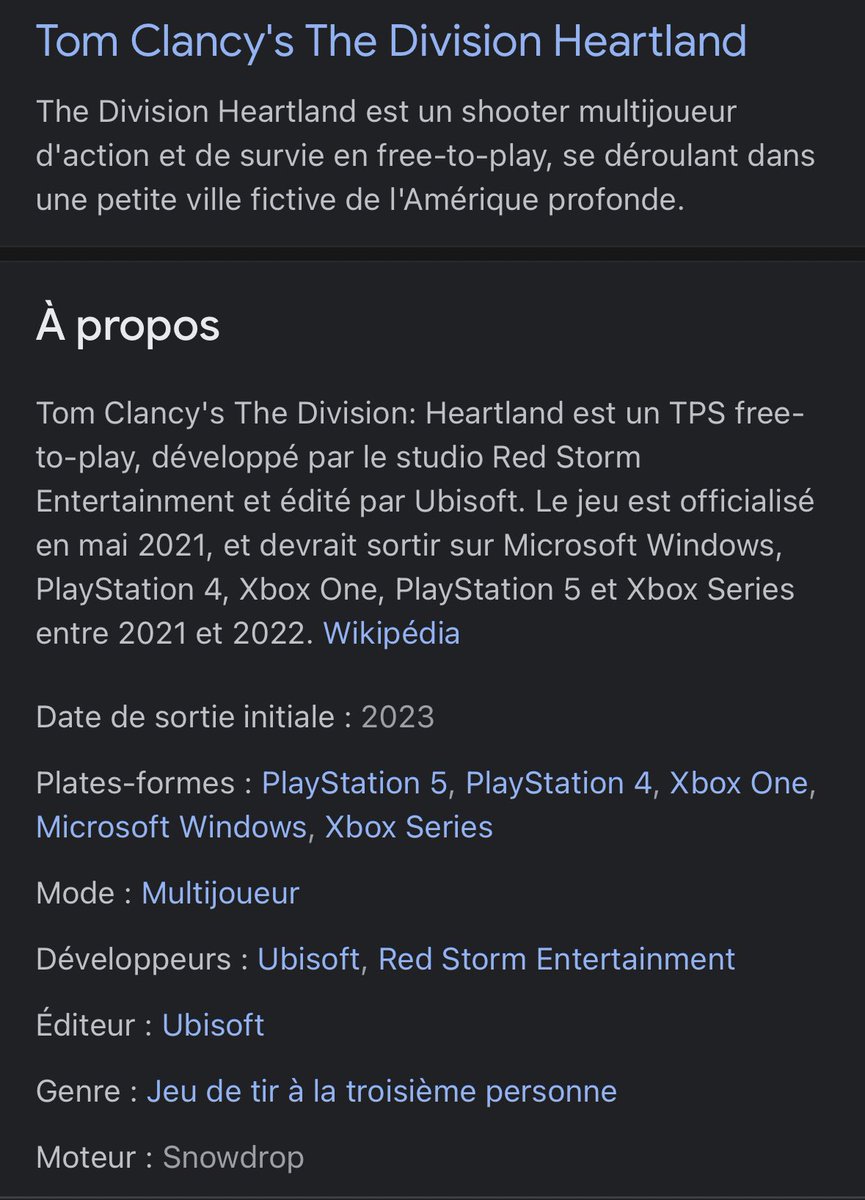 Boolasama's tweet photo. #TheDivision2 #Ps4 #5Year
🤩🙏🏼 ça donne envie d’y retourner sur pour l’événement #Year5 et le nouveau mode #TheDescent 

Puis test le nouveau #TheDivisionHeartLand sur #Ps5 qui arrivera bientôt.

Également #Multiplatforme et en plus #F2P
 
Inscription ⬇️
https://t.co/lSwRDZmBff https://t.co/d9Vo7Tz2Eg