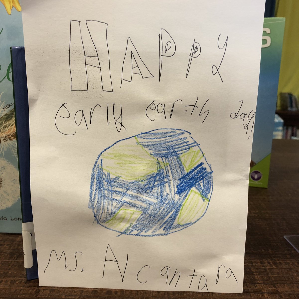 LibraryMcmicken's tweet photo. Celebrating #EarthDay2023 by learning about our beautiful planet and what we can do to protect it. #librarylife #highlinejoy #mcmreads https://t.co/8JkUApHZsE