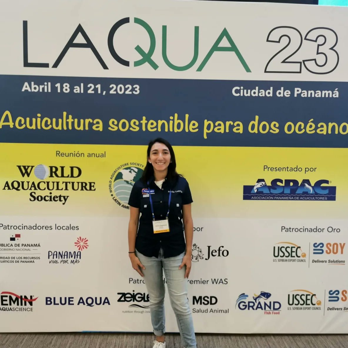 Acuamaya's tweet photo. En Acuamaya creemos en la sostenibilidad y el trabajo en equipo. Desde #LAQUA23 la bióloga Varinia Sagastume @vary185  y el  @Coast_Sol_Prog comparten los esfuerzos que estamos realizando en colaboración para promover prácticas de producción amigable con las aves migratorias. https://t.co/27HMVibhyV