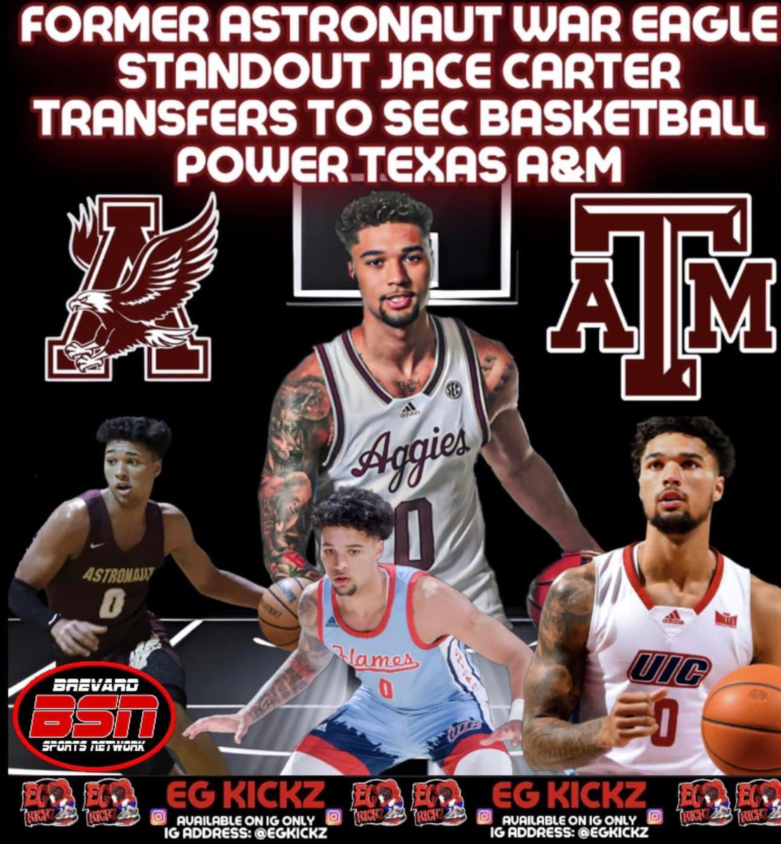 SportsBrevard's tweet image. BSN #RECRUITINGUPDATE: FORMER @AstronautHoops #WAREAGLE #BASKETBALL STANDOUT @JaceCarter0 #TRANSFERS TO @SEC BASKETBALL POWER @aggiembk 

Read all about it here: facebook.com/10005851966352…