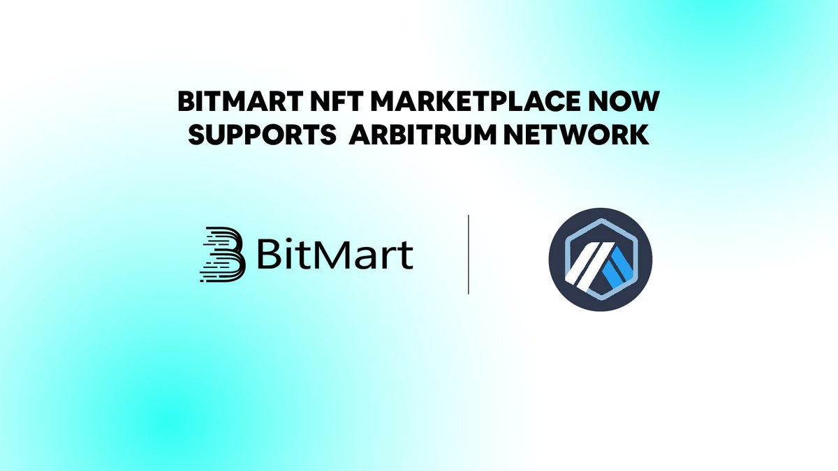 💥Great News💥

#BitMart #NFT Marketplace is now supporting <a href="/arbitrum/">Arbitrum</a> Network!

Apply to list your Arbitrum NFTs now: bit.ly/3donNsY