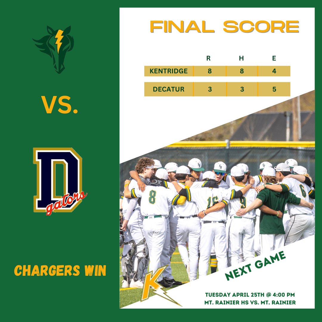 Kentridge Baseball tweet media