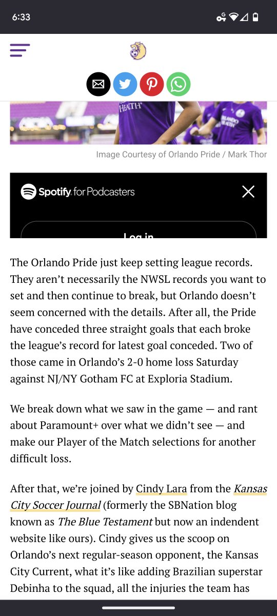 jshsmn's tweet photo. @SkoPurpSoccer @cinderL9 @KCSoccerJournal I was able to access it via the RSS feed and the link you provided, but it is still not showing up in search. Maybe that takes more time. Also, the embed in the article looks like it might be for podcasters and not the one for general audience listening. https://t.co/ZZPhgcqOrM