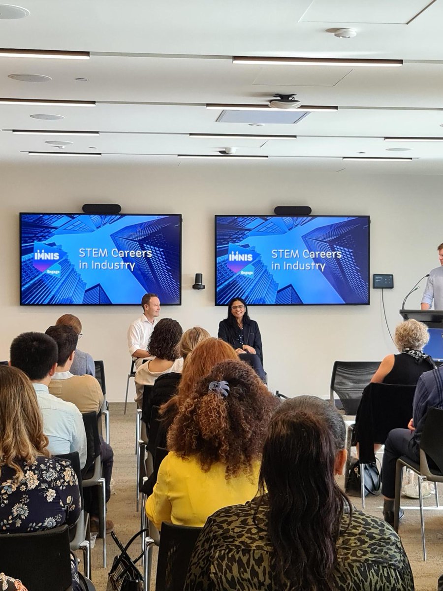 ATSE_au's tweet photo. A sunny day for our last @_IMNIS #STEMCareersInIndustry in Brisbane! ☀️ 

We're joined by speakers Sashika Naidoo (@QIMRBerghofer) and Peter Stone (@BOM_au) who are ready to share their career journeys.

This event is powered by @MTPConnect_AUS. https://t.co/9uuH6TKzhl