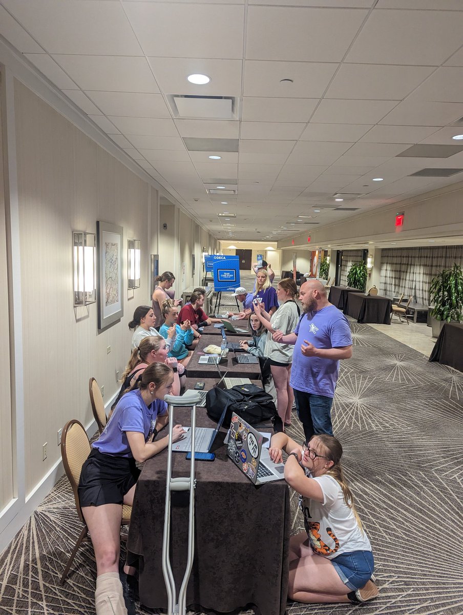 Back-to-back years where <a href="/KWUDECA/">KWU DECA</a> gets all competitors Top 10 in the world, multiple World Champs, and lots of 2nd and 3rd place glass 🏆 I love this team, their drive to compete, and their dedication to DECA 💜 Going to miss these 2023 grads beyond belief. Roll Yotes 🤘🐺