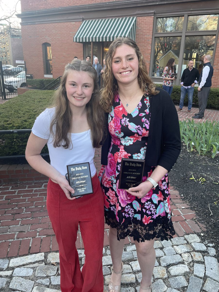 PLNRGirlsHockey's tweet photo. huge congrats to Penny Spack &amp; Alyse Mutti on being named Item All Stars!! 🤩👏🏼 we are so proud of you!! rumor has it, you’re both crushing it on the softball field too!! @TannerCoach @NRAthleticDir @ItemSports https://t.co/FZnP2D8eqy
