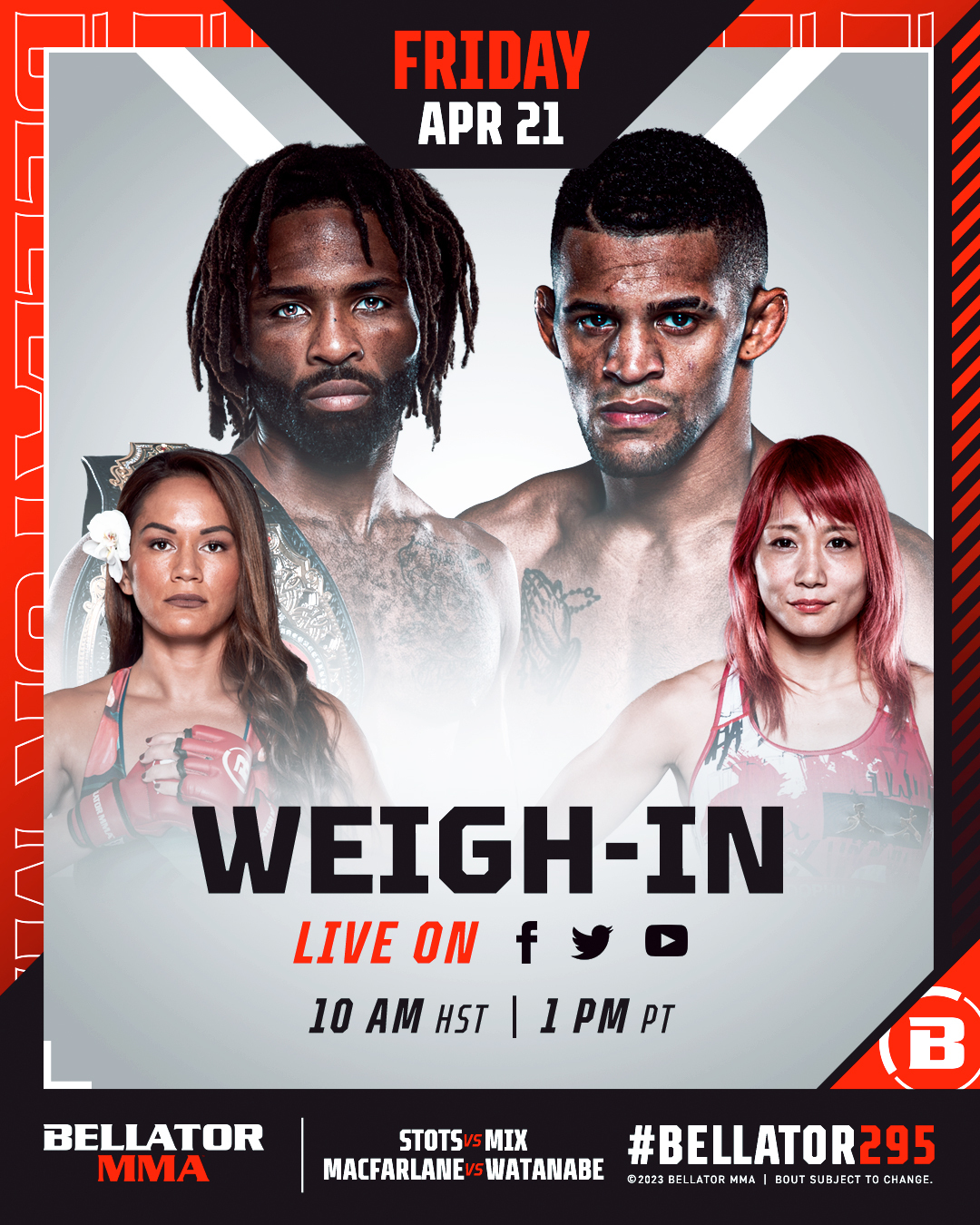 Bellator youtube live new arrivals