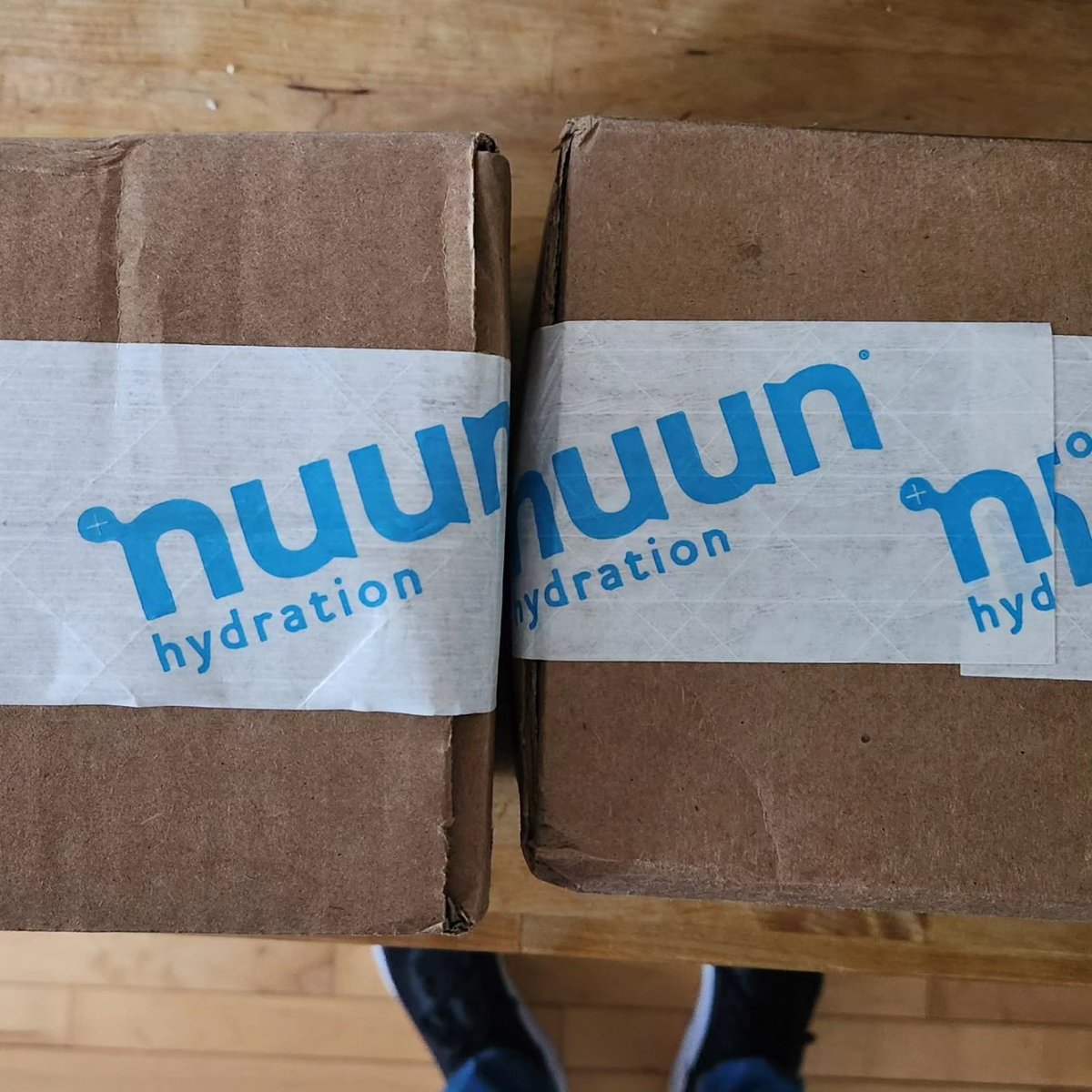 CTRunner21's tweet photo. When your @nuunhydration order arrives &amp; you cannot wait to get home and open the boxes.  Thank you for the bonus Run Pack.  You can never have too much #Nuun .  #Endurance #Sports #nuunlife #nuunlove #Muuvment #LegacyAmbassador #TeamNuun #RunWithAdam #DisabledAthlete https://t.co/IxcOb2EPlZ