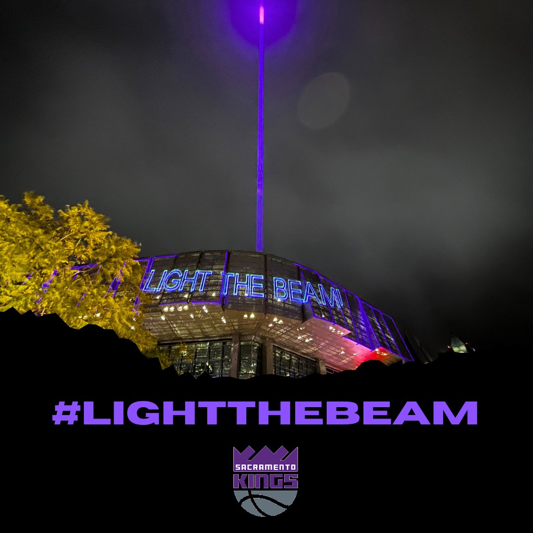 Let's #LightTheBeam <a href="/SacramentoKings/">Sacramento Kings</a>!