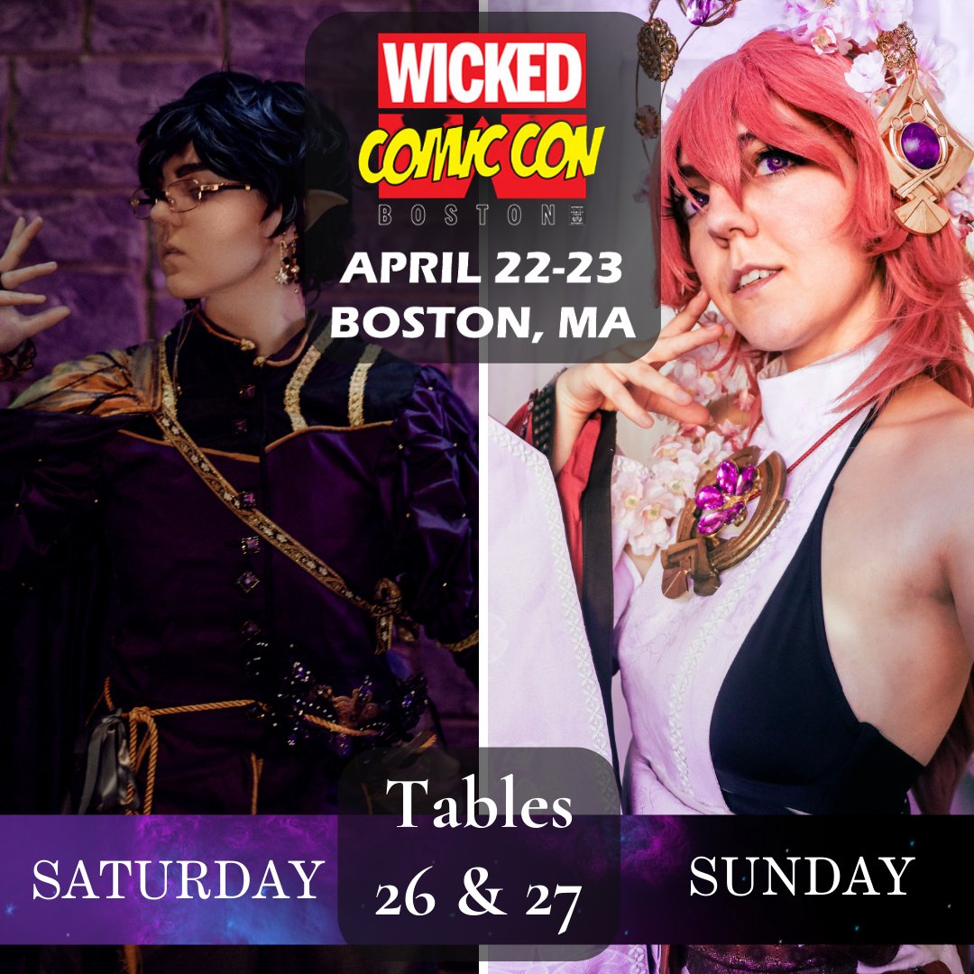StarsCassiopeia's tweet photo. Hyped for @wickedcomiccon this weekend! I'll be at booths 26 &amp; 27 alongside @cosmosii_real and bringing Yae to a convention for the first time!

Will I be seeing you there? 👀

#cosplay #comiccon https://t.co/Sa4kbVMKOe