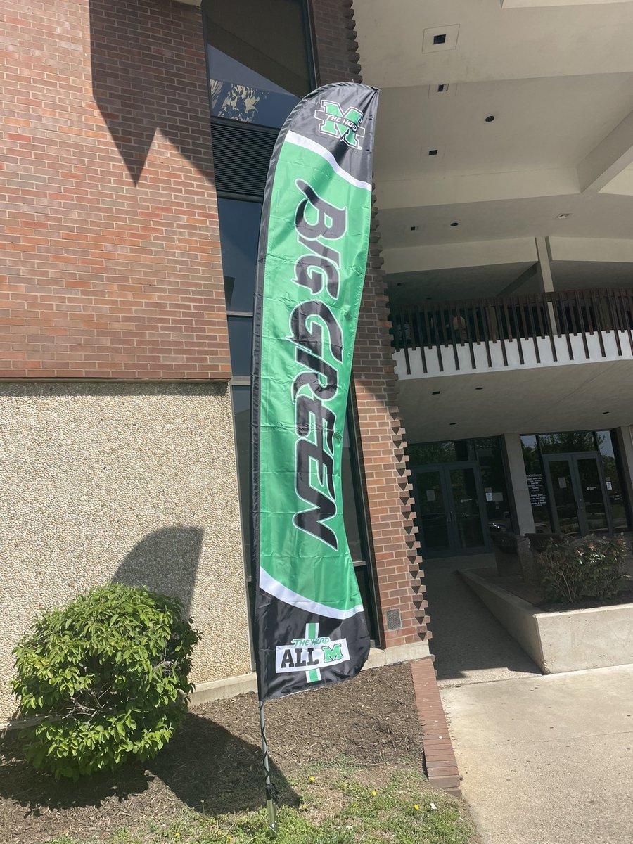 Campus Branding provided by @BSNSPORTS for @MUBigGreen 👀👀