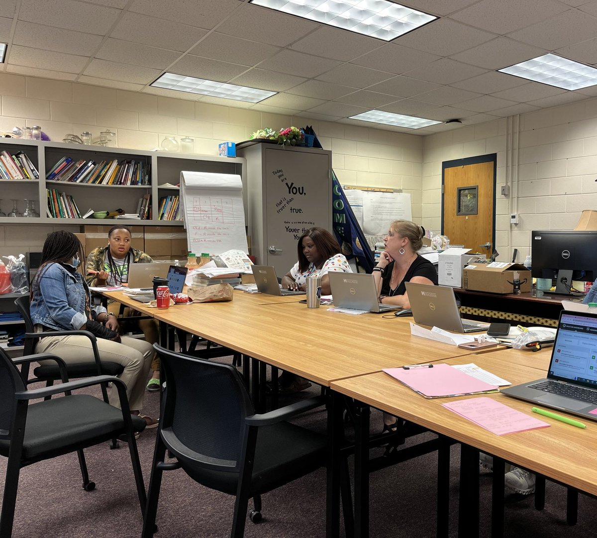 AliBuzzell's tweet photo. Our team data meeting was focused on next steps as student learning continues through the end of the year. We also ensured plans are ready to meet student needs next year. @AnisaBusby , it’s all about the teamwork!
#Learningisrequired #SHESallThat #RTIatWork https://t.co/OW9O8uwIHC