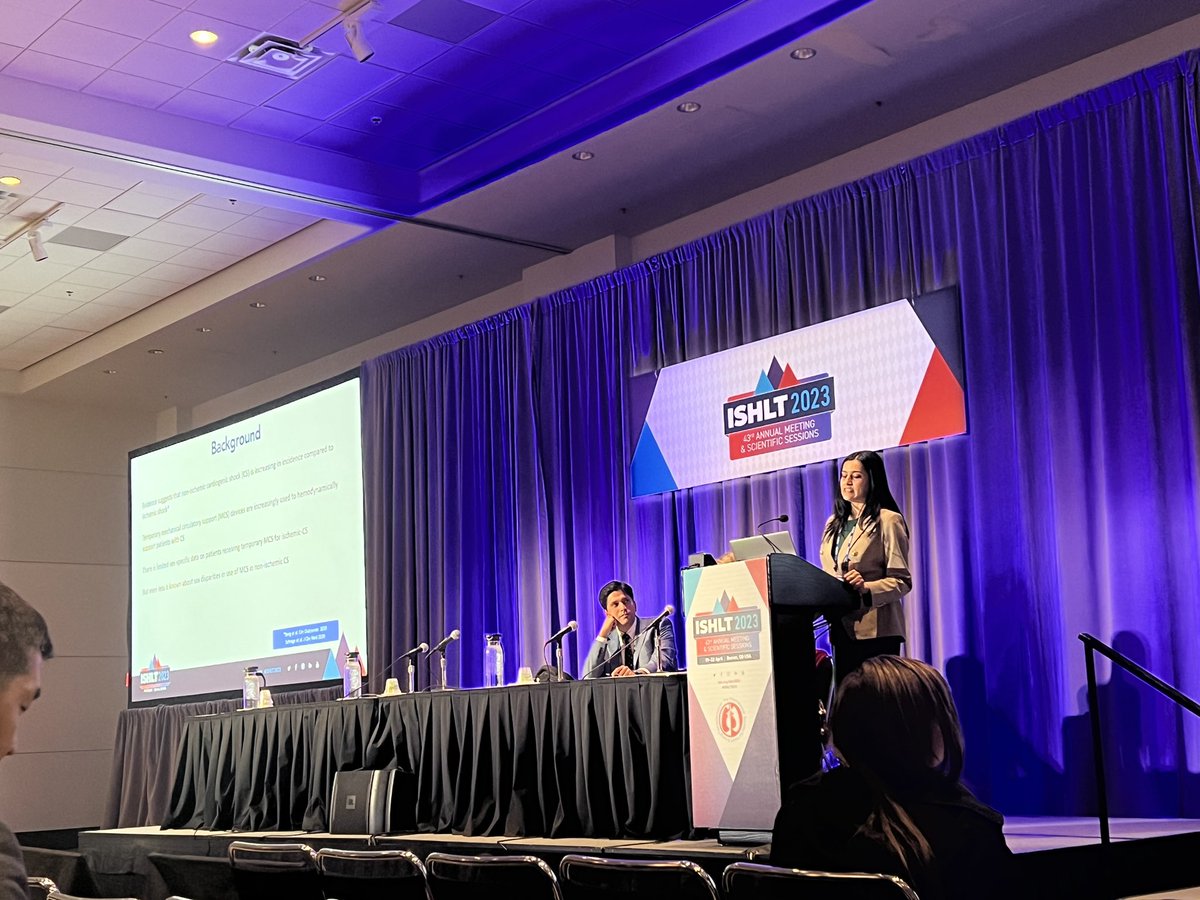 Excellent work and presentations by Dr Harveen Lamba and Dr Anju Bhardwaj on gender disparities in LVAD and Cardiogenic Shock, respectively. Great panel discussion and moderation! #ISHLT2023