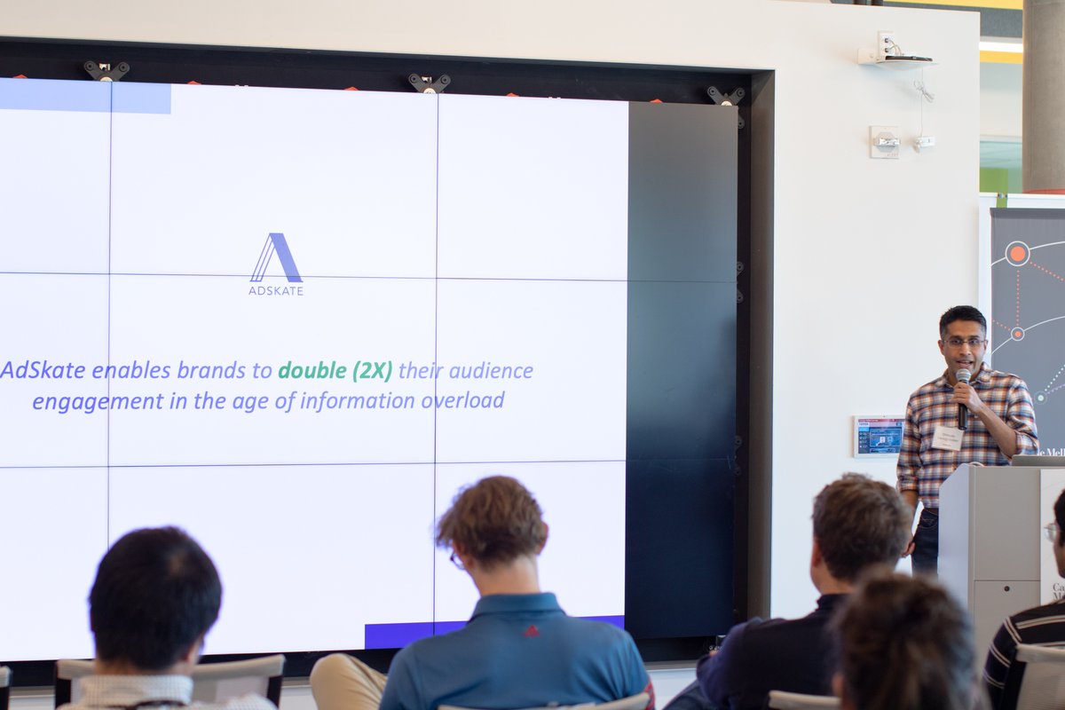 AdSkateInc's tweet photo. Last week, our esteemed co-founder and Chief Technology Officer, Shreyas Venugopalan, had the privilege of presenting at the 26th Show and Tell event hosted by the prestigious Swartz Center for Entrepreneurship.
#technology #community #growth #showandtell26 #swartzcenter https://t.co/Mg9VHbeQWH