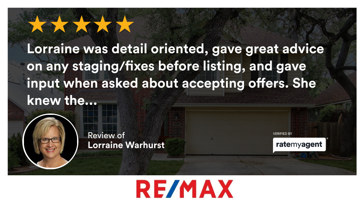 LBwarhurst's tweet photo. My latest RateMyAgent review in San Antonio.
 0601675
https://t.co/FndeBgk9O1

...
#ratemyagent #realestate #REMAX_PREFERRED_REALTORS https://t.co/p8MJ7UNfui