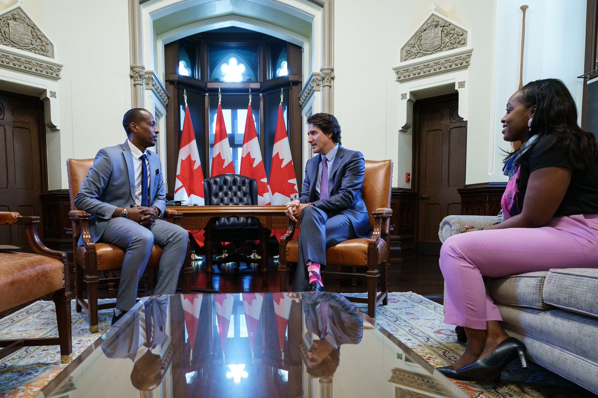 Meet Chiko Bavon Kirenga. He survived the genocide against the Tutsi in Rwanda – what he witnessed, and what he experienced, was horrific. I sat down with Chiko to hear his story today, and to reaffirm our government’s commitment to ensuring such atrocities never happen again.