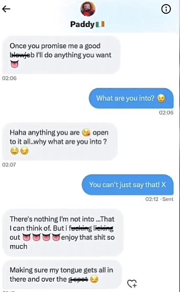 SanchoxGarnacho's tweet photo. @MrPaddyMurphy How’s the 17 year old lass doing ? Fucking fat dirty nonce no wonder you went on first dates can’t even pull someone the legal age. Don’t get me started on your anti Muslim pal Morley the tragic cunt. https://t.co/FVY62v45QD