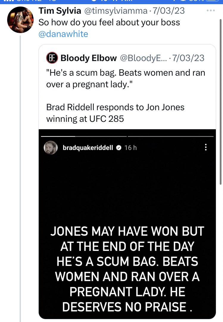 DanaExotic's tweet photo. @timsylviamma My guess is this… and also how you go on about UFC fighters having health insurance. ❤️ #SupportFighters #FighterPay #HealthInsurance https://t.co/jp3nL1Qkvw