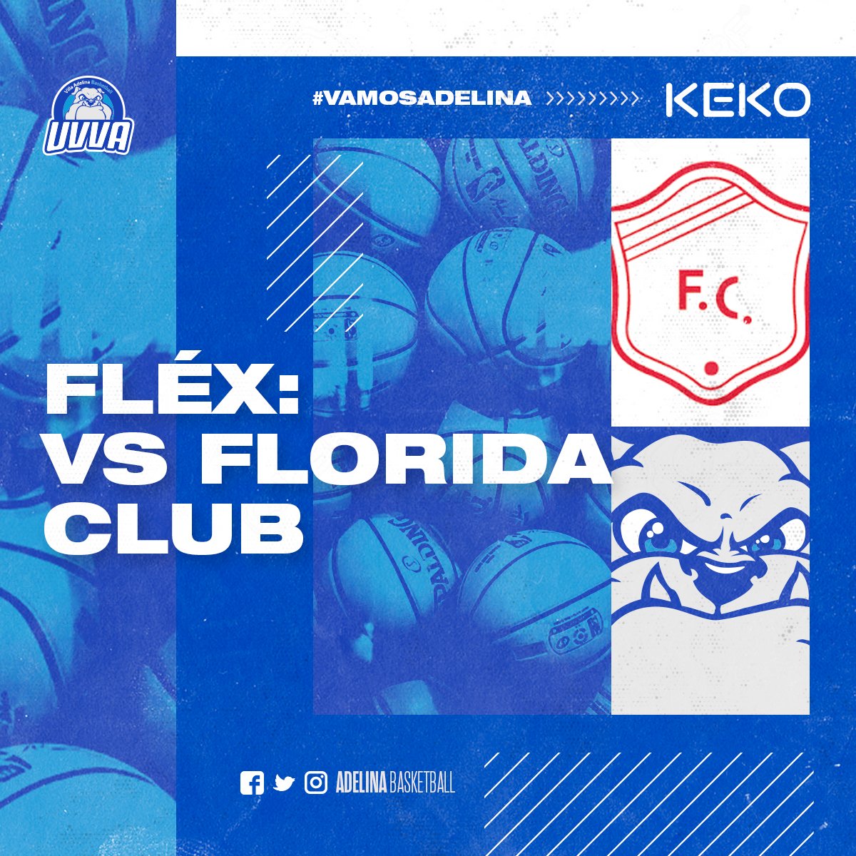 PRÓXIMOS PARTIDOS 🔜

👉Inferiores: Sábado desde las 9 hs, locales ante Vecinal de Munro
👉Fléx: Domingo a las 21 hs, visitantes en Florida Club

¡Te esperamos! 🤜🤛

#VamosAdelina🔵⚪