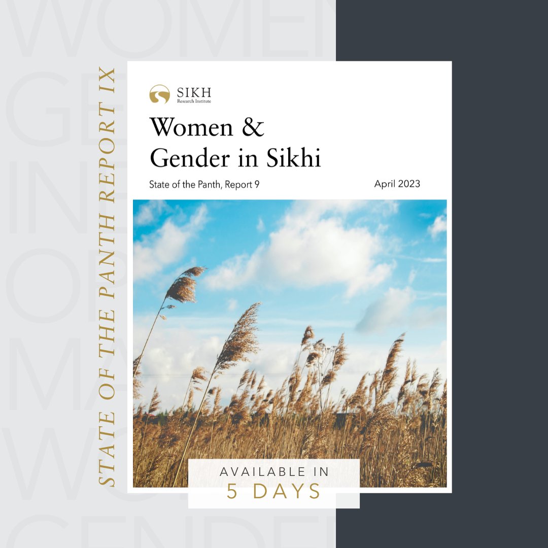 SikhRI's tweet photo. The new State of the Panth report, on Women & Gender in Sikhi, aims to understand and explore Sikh conceptions of women and gender, responses to gender-based inequality and oppression, and framings of masculinity.

How did the Sikh Gurus address women’s issues?
How did they frame or reframe gender?
Regarding women’s and gender issues within the Panth (Sikh collective) today, why is there a disparity between precept and practice, and how do we close that gap?

Download the new State of the Panth report on Women & Gender in Sikhi on April 25th, to read more!  

#Sikhism #Women #Gender #Sikh #Community #Inequality #Research