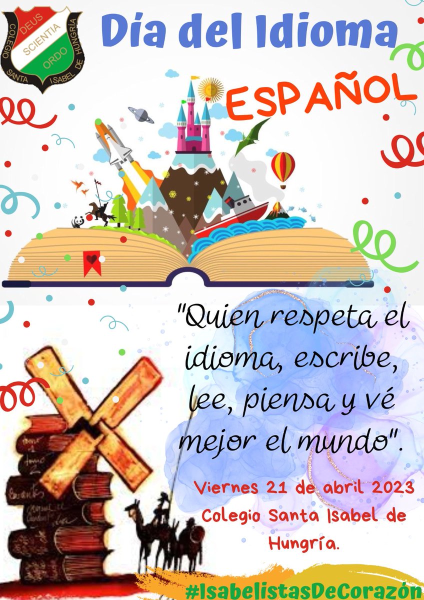 colsihbta's tweet photo. Llegó el momento de reconocer la importancia de nuestro idioma. #díadelidioma #isabelistasdecorazón https://t.co/hJI1wlzbut