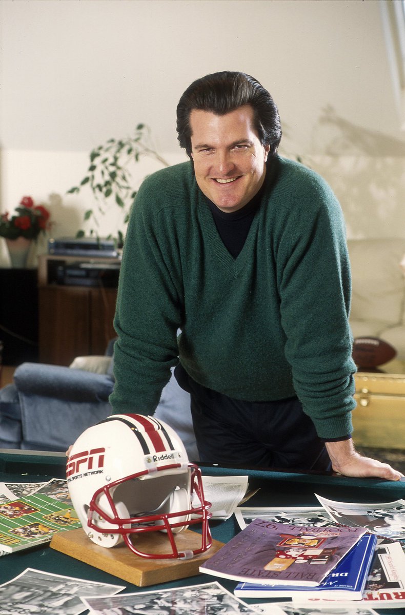 Mel Kiper and a glorious green sweater, from 1998.