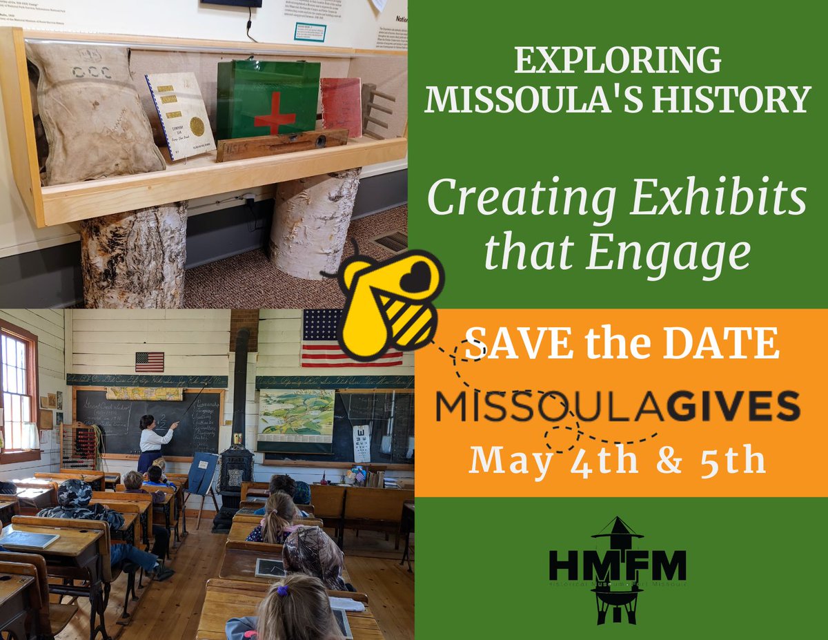 FortMslaMuseum's tweet photo. Exploring Missoula's History: Creating Exhibits that Engage - https://t.co/m7ZQQSGTFz https://t.co/N4Dh3UziVh