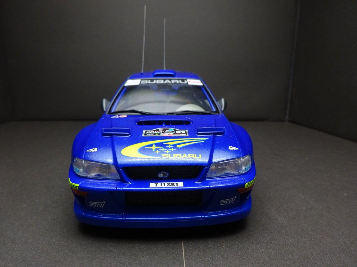 9fUM8tZL9WczczB's tweet photo. #plasticmodel #scalemodel #プラモデル #プラモ #カーモデル #タミヤ #TAMIYA #124scale #SUBARU #IMPREZA #WRC99 https://t.co/DZ9quglge2