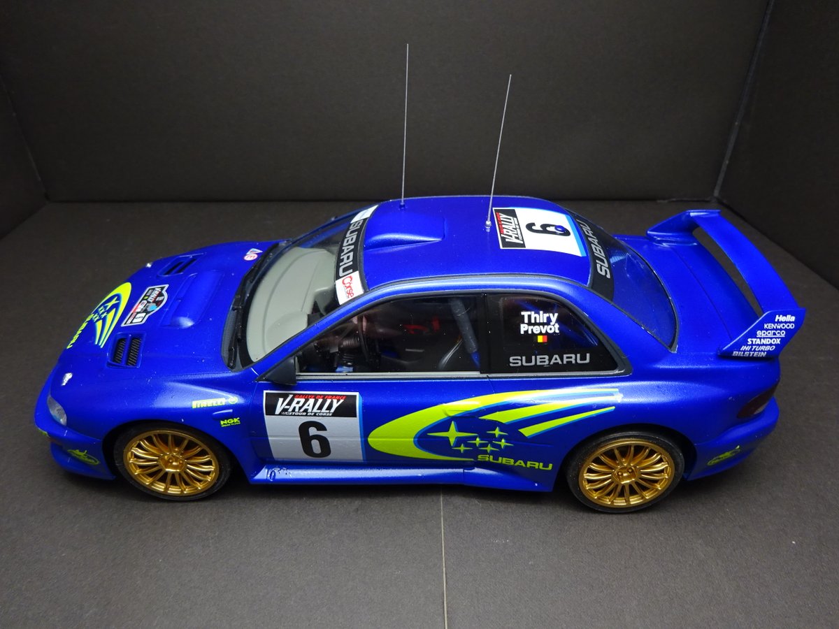 9fUM8tZL9WczczB's tweet photo. #plasticmodel #scalemodel #プラモデル #プラモ #カーモデル #タミヤ #TAMIYA #124scale #SUBARU #IMPREZA #WRC99 https://t.co/DZ9quglge2