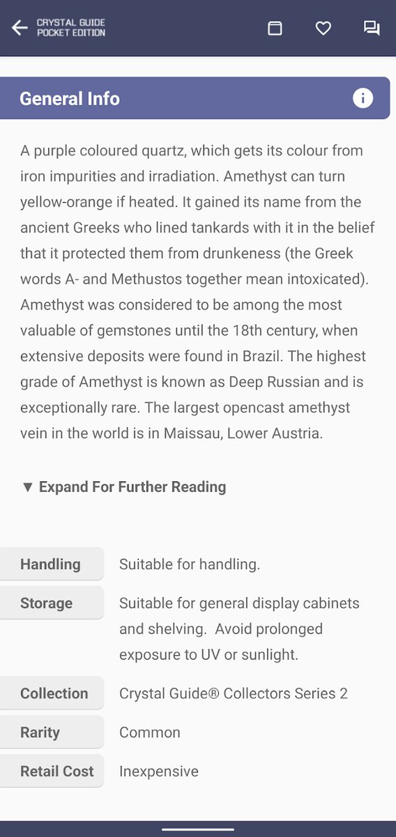 Energenie on Twitter "Awesome app for crystal and mineral lovers 💎