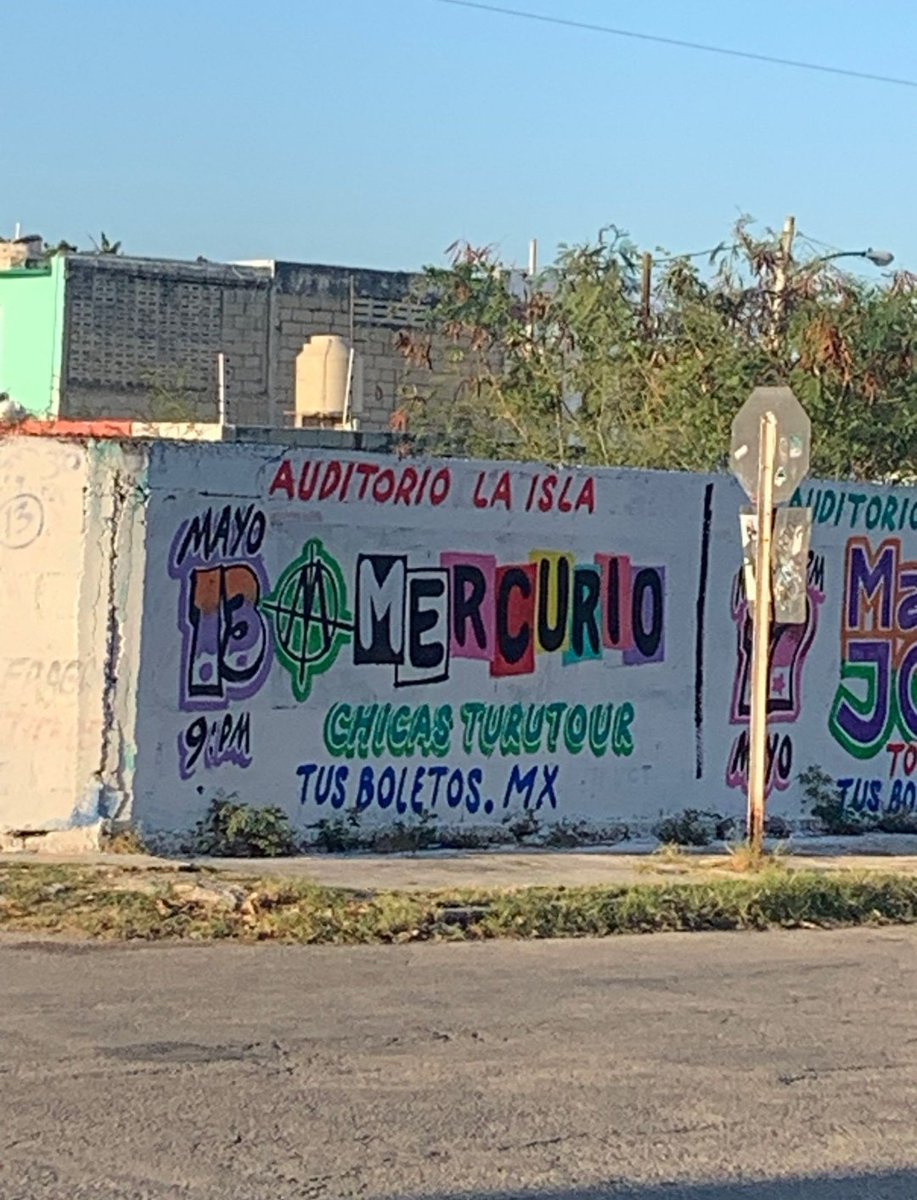 ORMCampeche's tweet photo. Pasar por las calles de Mérida y ver esto...

No se pueden perder este 13 de Mayo, en el auditorio la Isla a @GrupoMercurio con #ChicasTuruTour @eliaschiprut
@danymerlo @alex_sirvent @rodrigosieres

Nosotras ya tenemos boletos, ve por los tuyos, ya quedan muy pocos lugares 💜💜💜 https://t.co/HPl3Dd4zwl