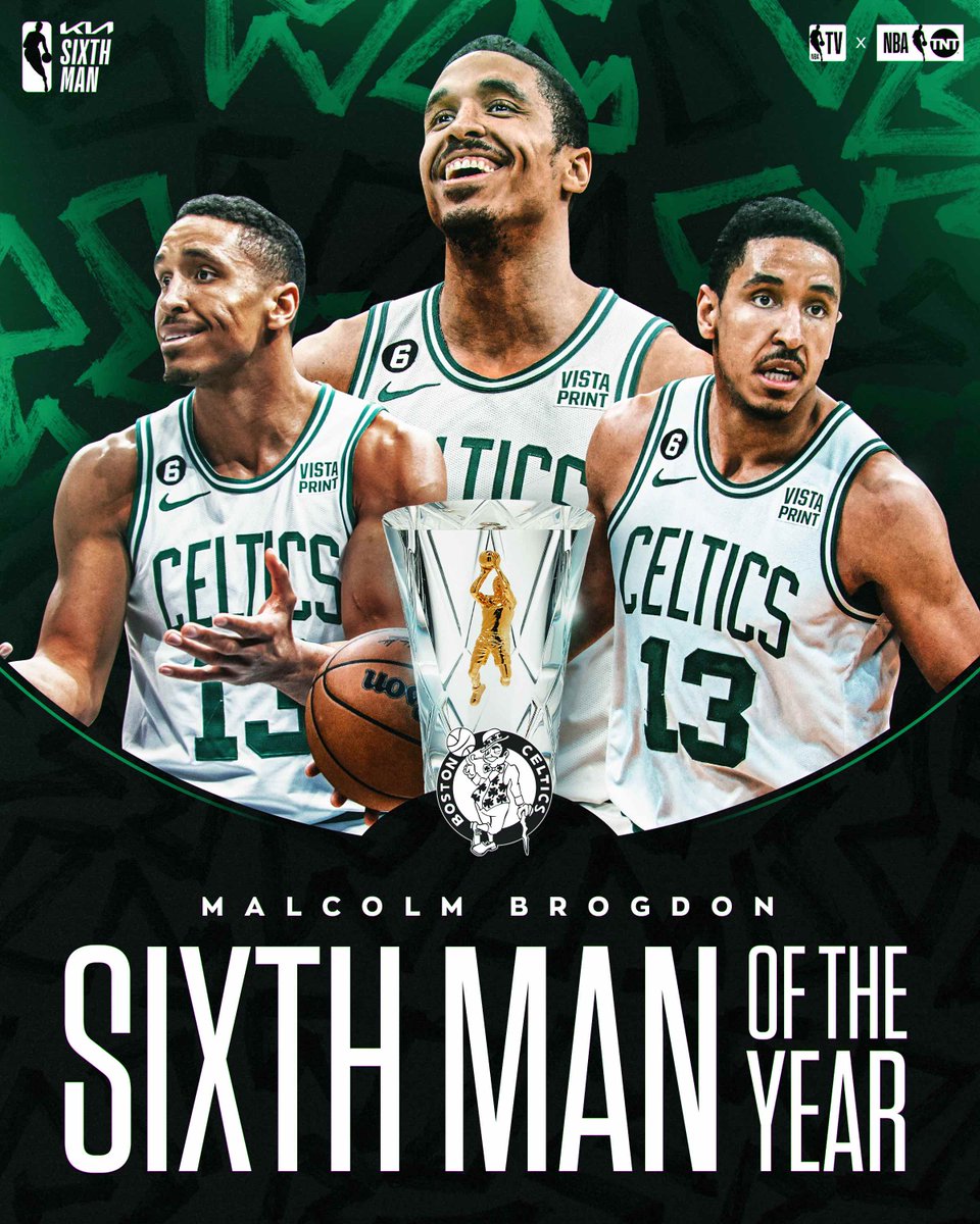 Malcolm Brogdon is the 2022-23 #KiaSixth Man of the Year