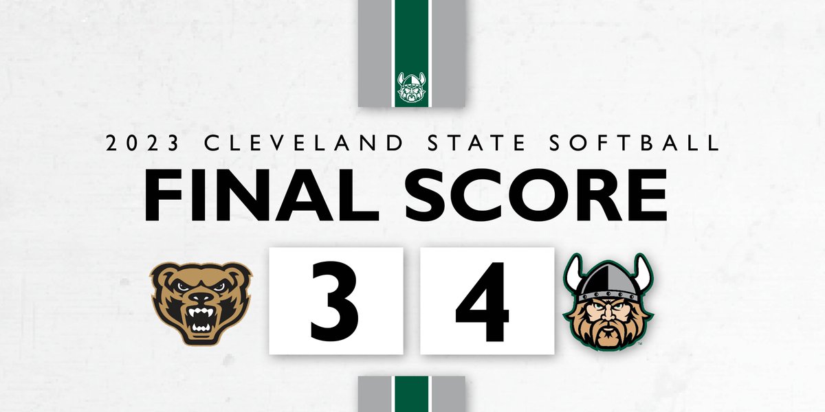 FINAL: Vikings win game two to split the doubleheader! 

<a href="/Emmagilk_/">Emma Gilkerson</a> with a three-run homer in the third inning that proves to be the difference! 

The two teams will face off in the third and final game of the series tomorrow at 3:00 p.m. 

#GoVikes